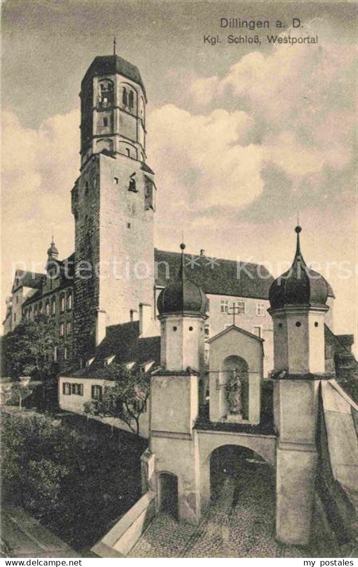 42721534 Dillingen Donau Koenigliches Schloss Westportal Dillingen A.d.Donau - Dillingen