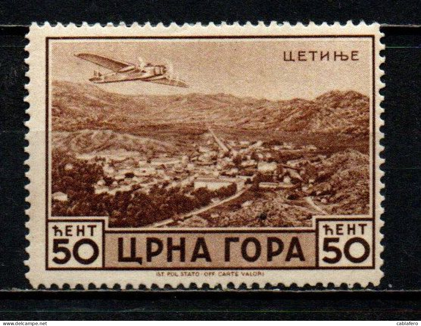 MONTENEGRO - 1943 - IL BALLO DELL'AQUILA - MNH - Montenegro