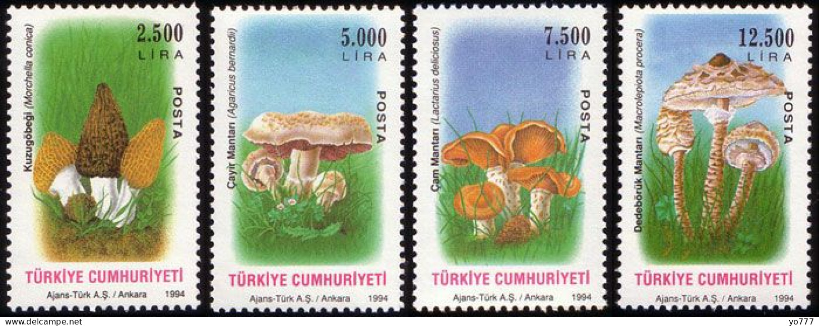 (3032-35) TURKEY MUSHROOMS MNH** - Ongebruikt