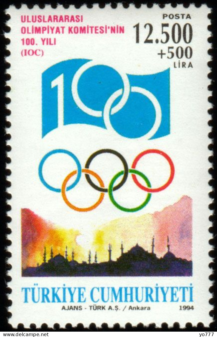 (3027) TURKEY INTERNATIONAL OLYMPIC COMMITE (IOC) MNH** - Neufs