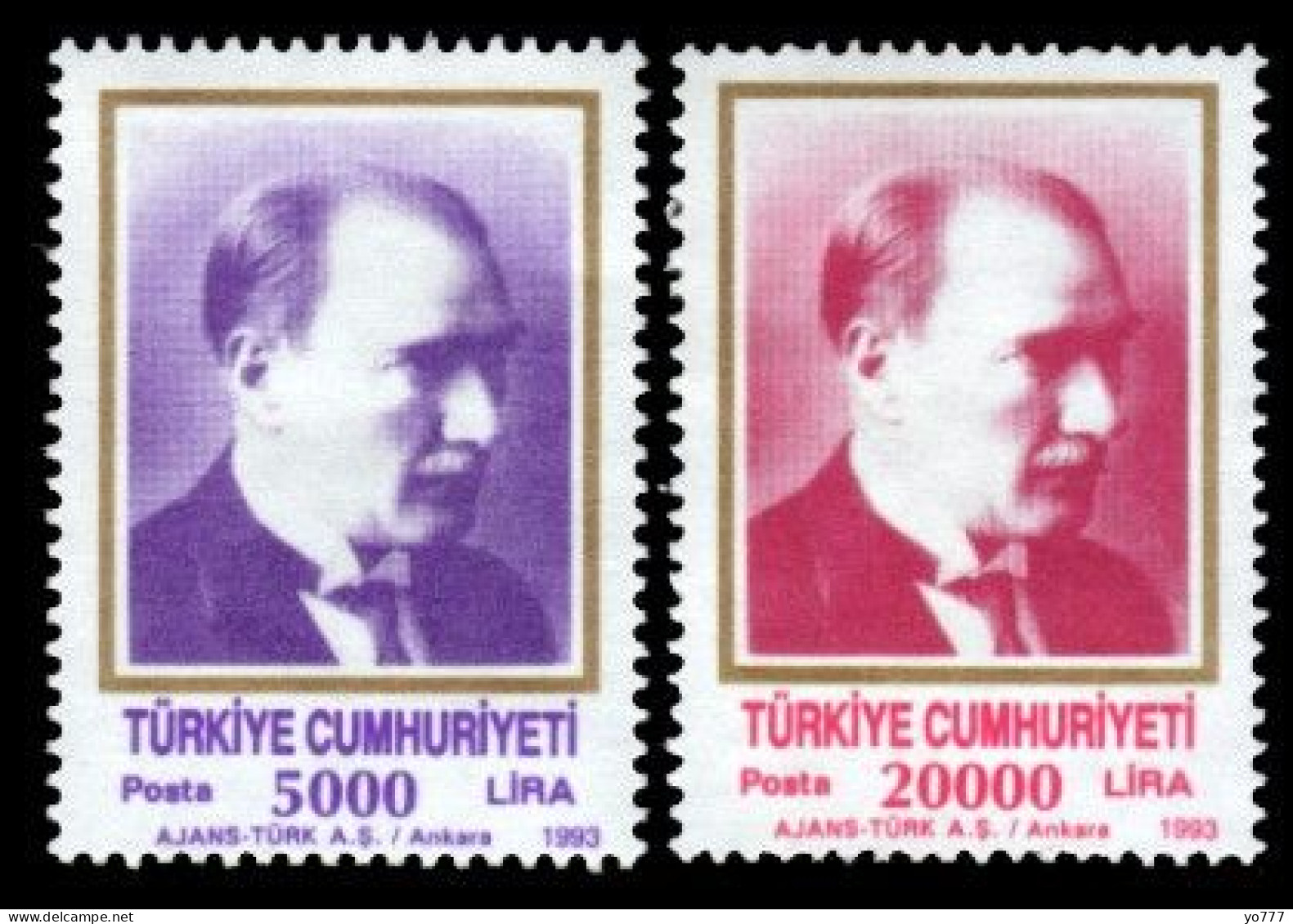 (3000-01) TURKEY REGULAR ISSUE STAMPS MNH** - Unused Stamps
