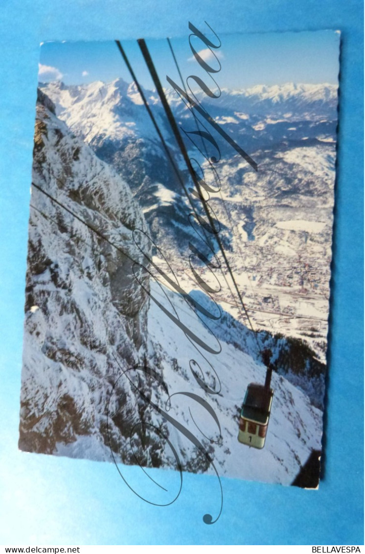 Karwendelbahn Mittenwald Bergstation 2244 M Zugspitzgruppe 2964 Wettersteinspitze Und Kranzberg - Alpinisme