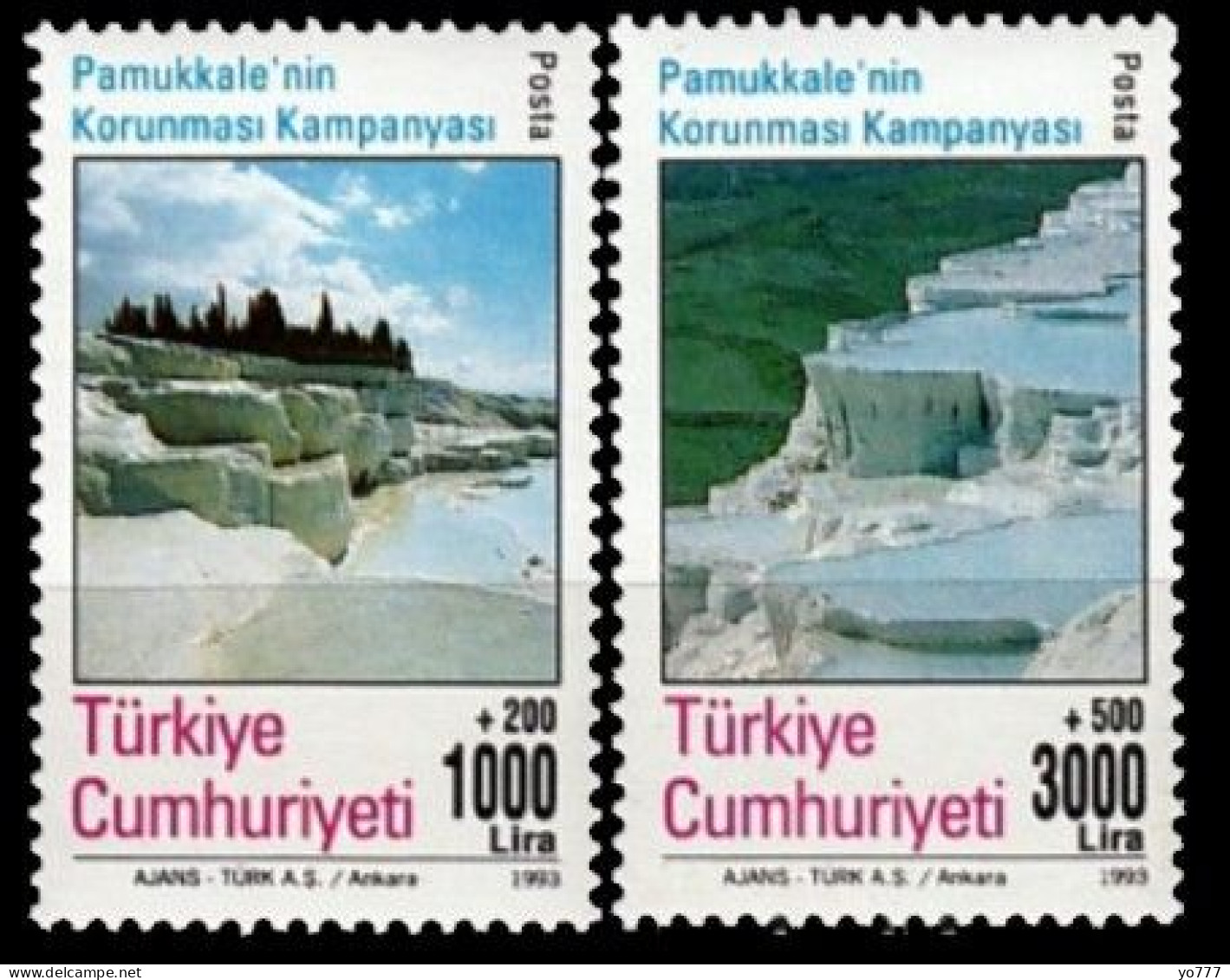 (2986-87) Campaign For The Protection Of Pamukkkale Set MNH** - Ungebraucht