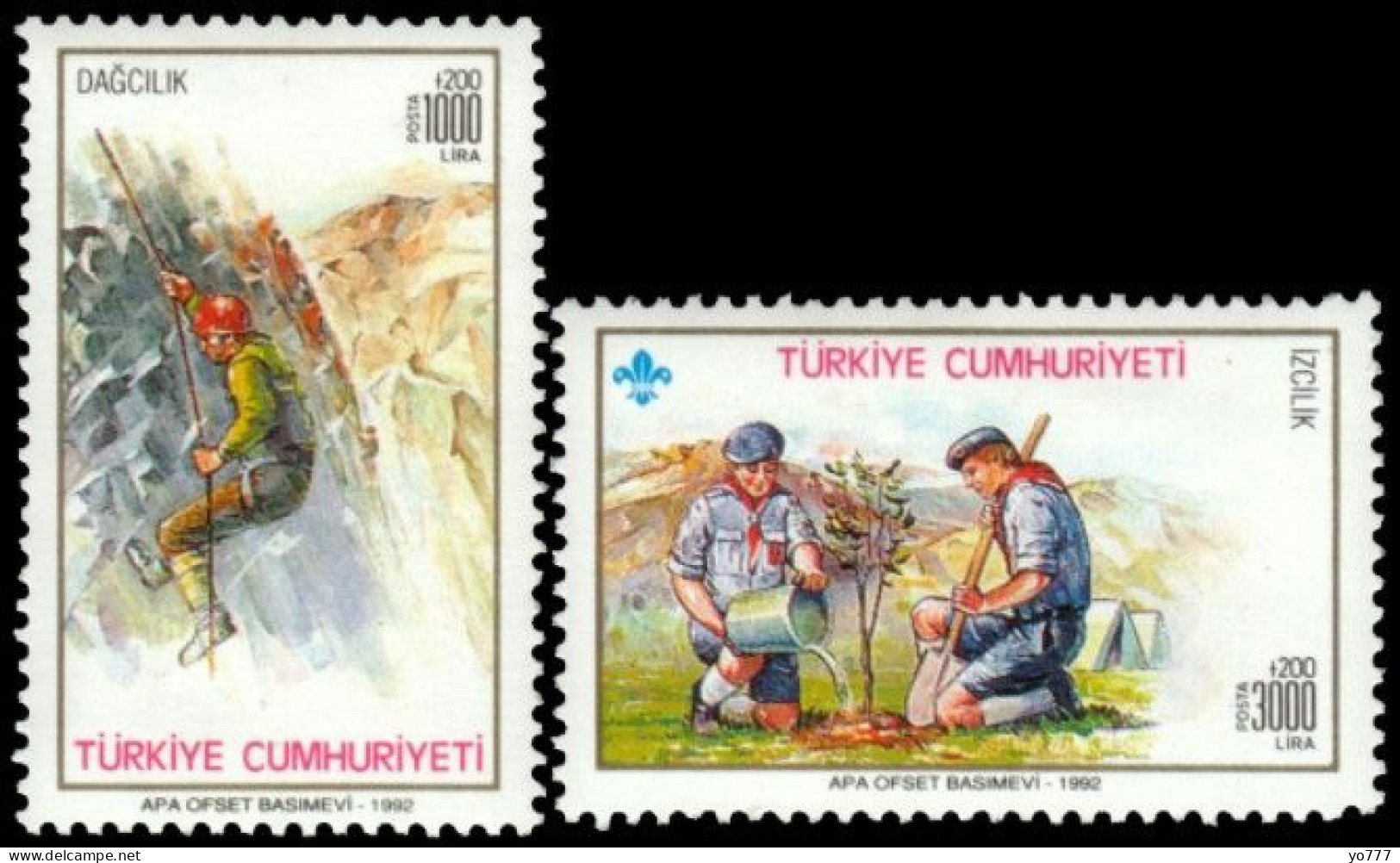 (2973-74) TURKEY MOUNTAIN TOURISM SCOUTING MNH** - Neufs