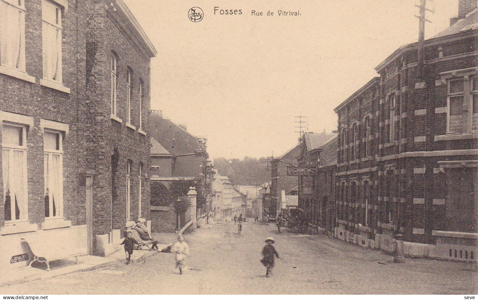 FOSSES La Rue De Vitrival Carte Non Voyagée - Fosses-la-Ville