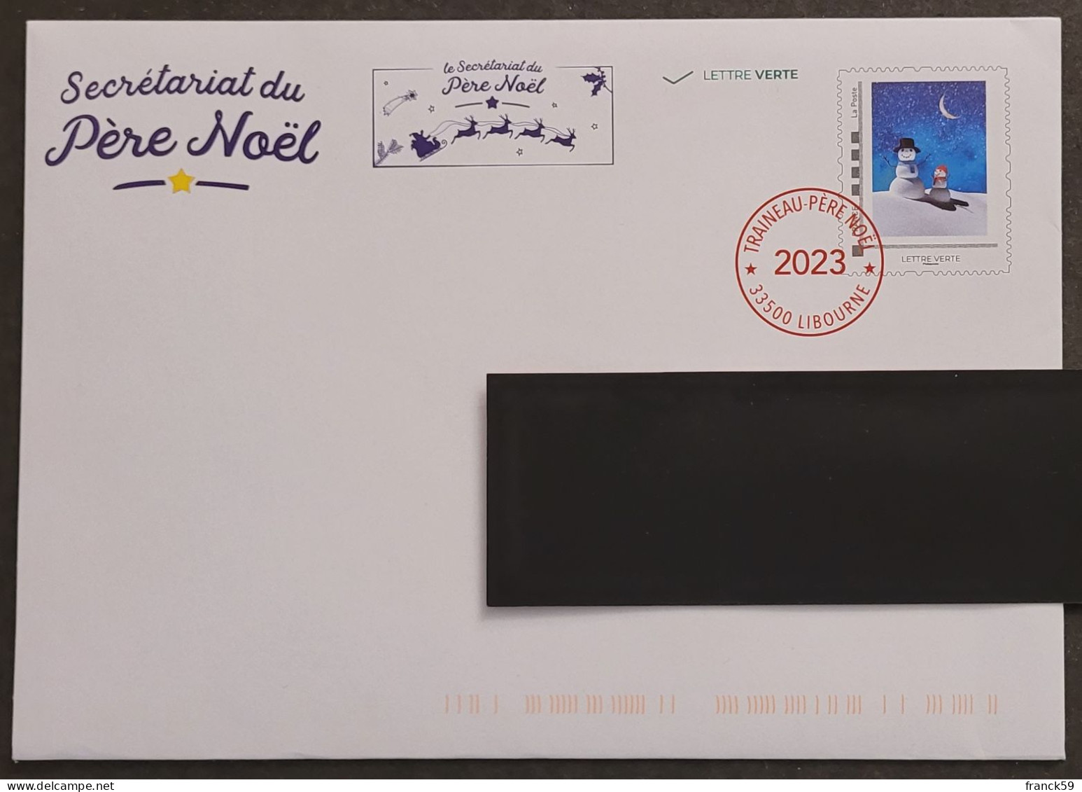 PAP "PERE NOEL 2023" ENVELOPPE NON OUVERTE - MONTIMBRAMOI - Prêts-à-poster:Stamped On Demand & Semi-official Overprinting (1995-...)