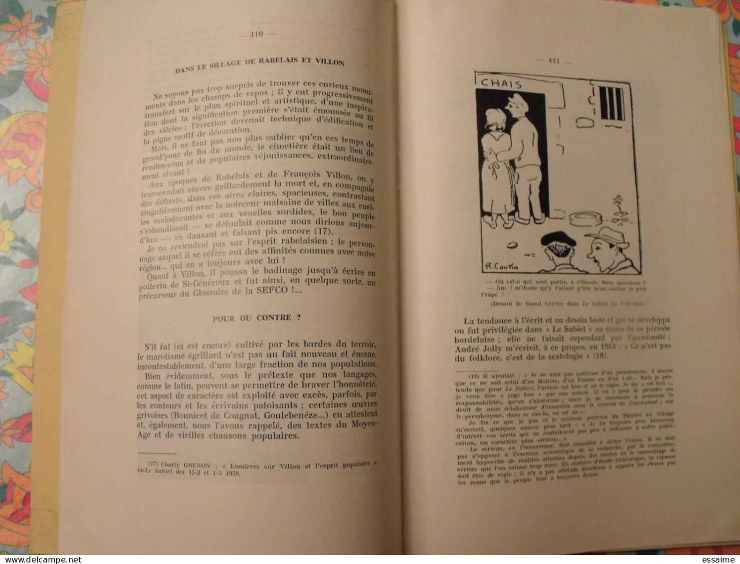 société d'études folkloriques du centre-ouest; tome XIV, 6° lvraison, n° 101. 1980. Aguiaine Subiet