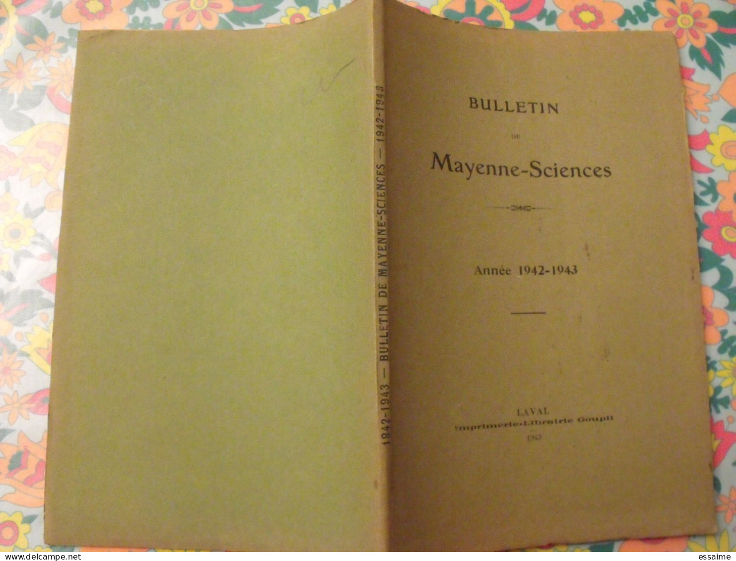 Bulletin De Mayenne-Sciences. Année 1942-1943. Goupil, Laval, 1943 - Pays De Loire