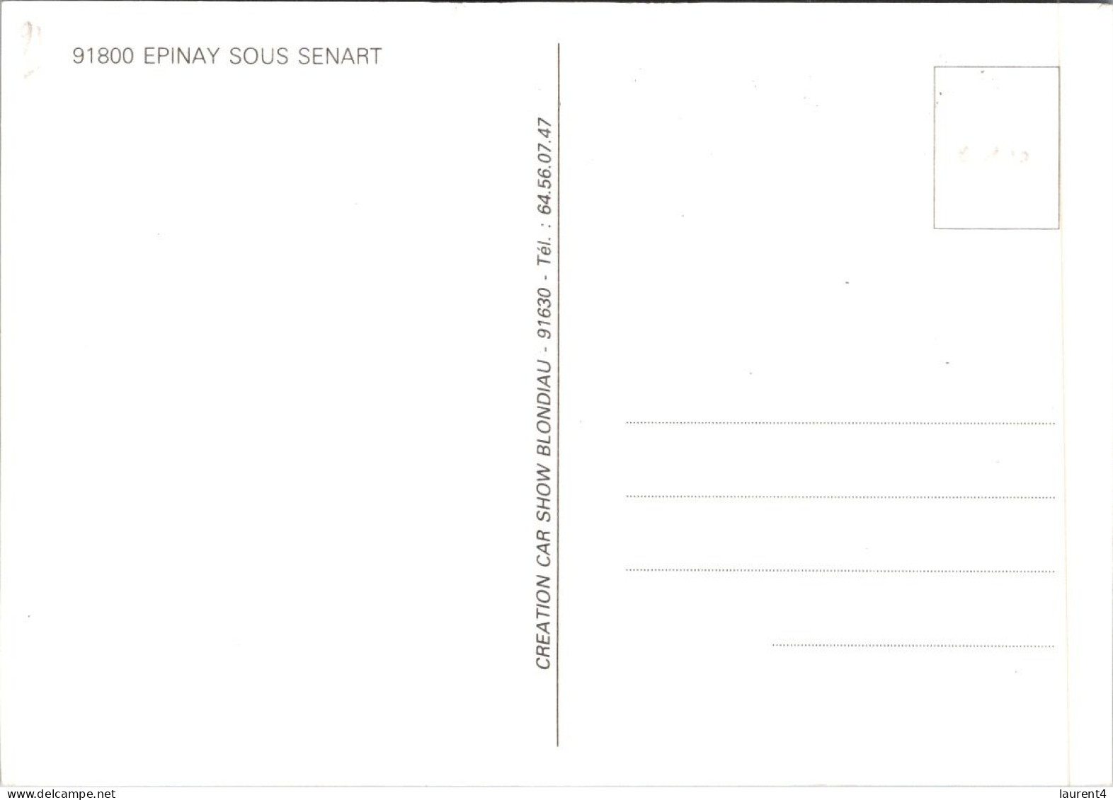 20-12-2023 (2 W 40) FRANCE - Epinay Sous Sénart - Epinay Sous Senart