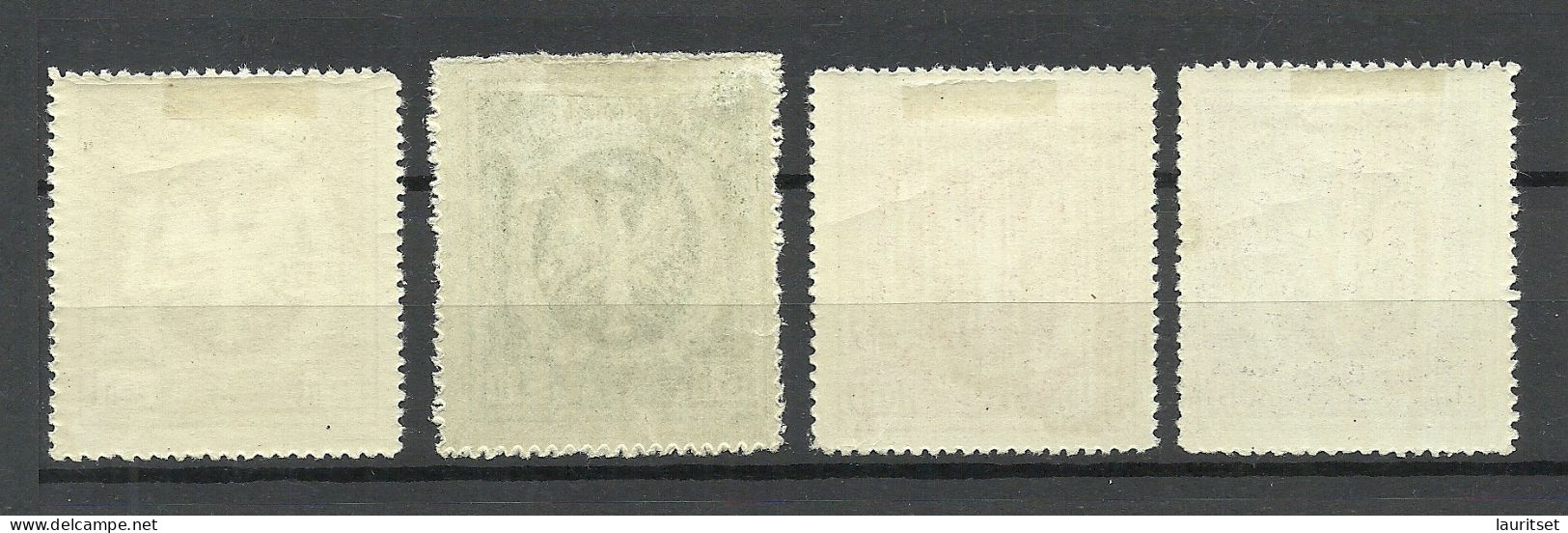 POLEN Poland 1916 Legionistam Polskim Für Polnische Legionäre Legion, 4 Stamps * - Unused Stamps