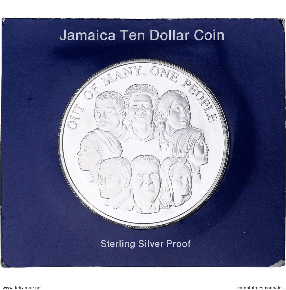 Monnaie, Jamaïque, Elizabeth II, Jamaican Unity, 10 Dollars, 1978, Proof, FDC - Jamaique