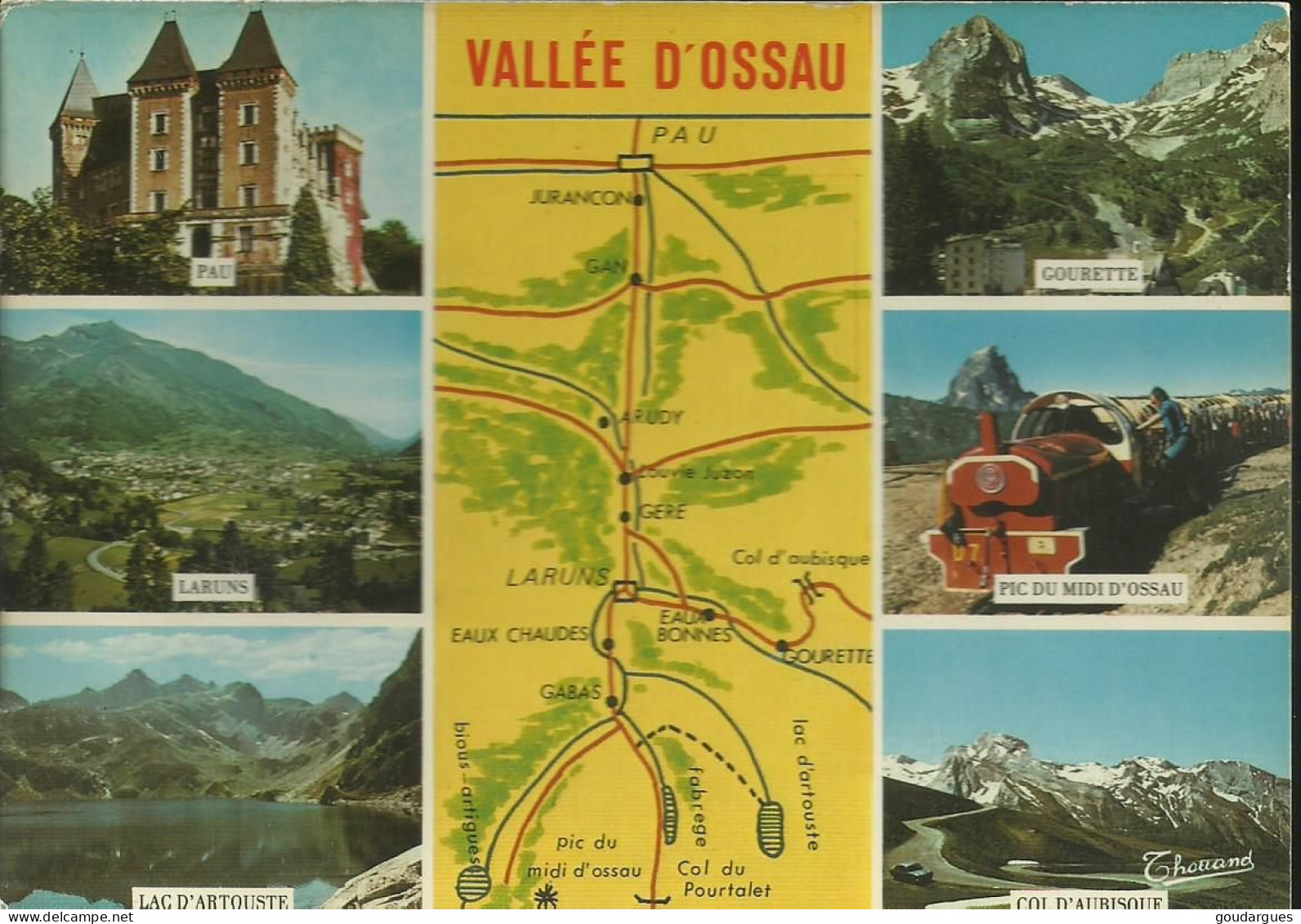 Béarn - Vallée D'Ossau - Multivues Avec Carte Géographique  - (P) - Bearn