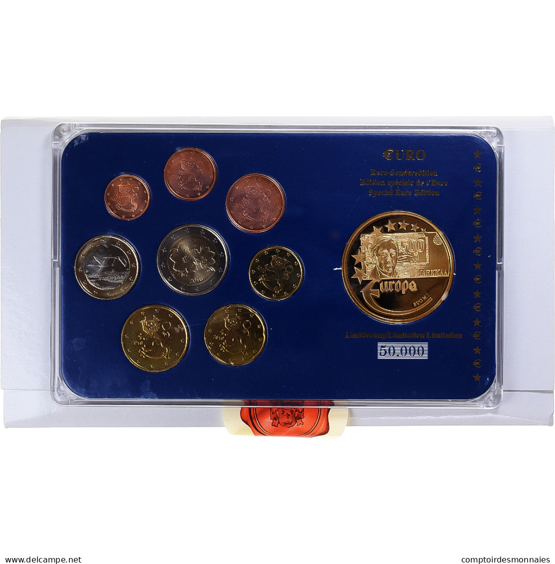 Finlande, Euro-Set, 2003, Set EUROPA Diverses Dates ,édition Spéciale,2003 - Finlandía