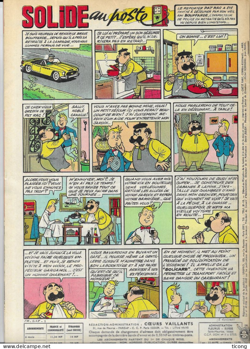 FRIPOUNET ET MARISETTE BD 1962 - LA VIE DES ABEILLES, LE TRACTEUR DU PERE JEROME, SYLVAIN ET SYLVETTE, JEU NESTOR... - Fripounet