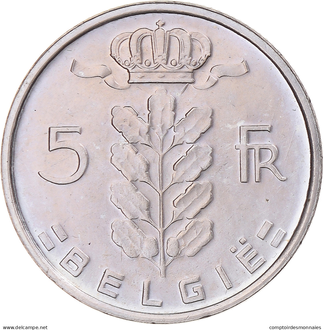 Monnaie, Belgique, 5 Francs, 5 Frank, 1977, SPL, Cupro-nickel, KM:135.1 - 5 Frank