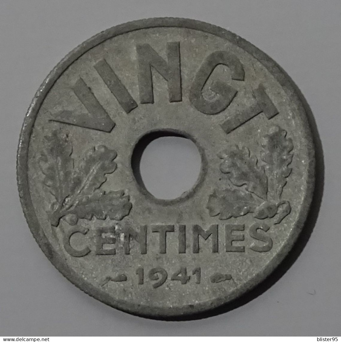 Vingt Centimes 1941 En Sup - 20 Centimes