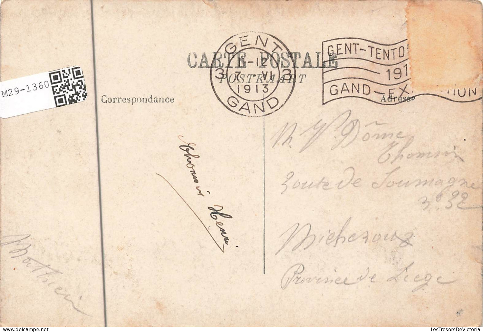 BELGIQUE - Gand - Exposition Internationale De Gand 1913 - L'entrée Principale - Carte Postale Ancienne - Gent