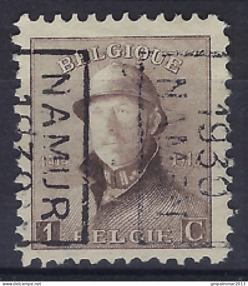 Koning Albert I Met Helm Nr. 165 Voorafgestempeld Nr. 5265B  NAMUR 1930 NAMEN ; Staat Zie Scan ! LOT 264 - Rollo De Sellos 1930-..