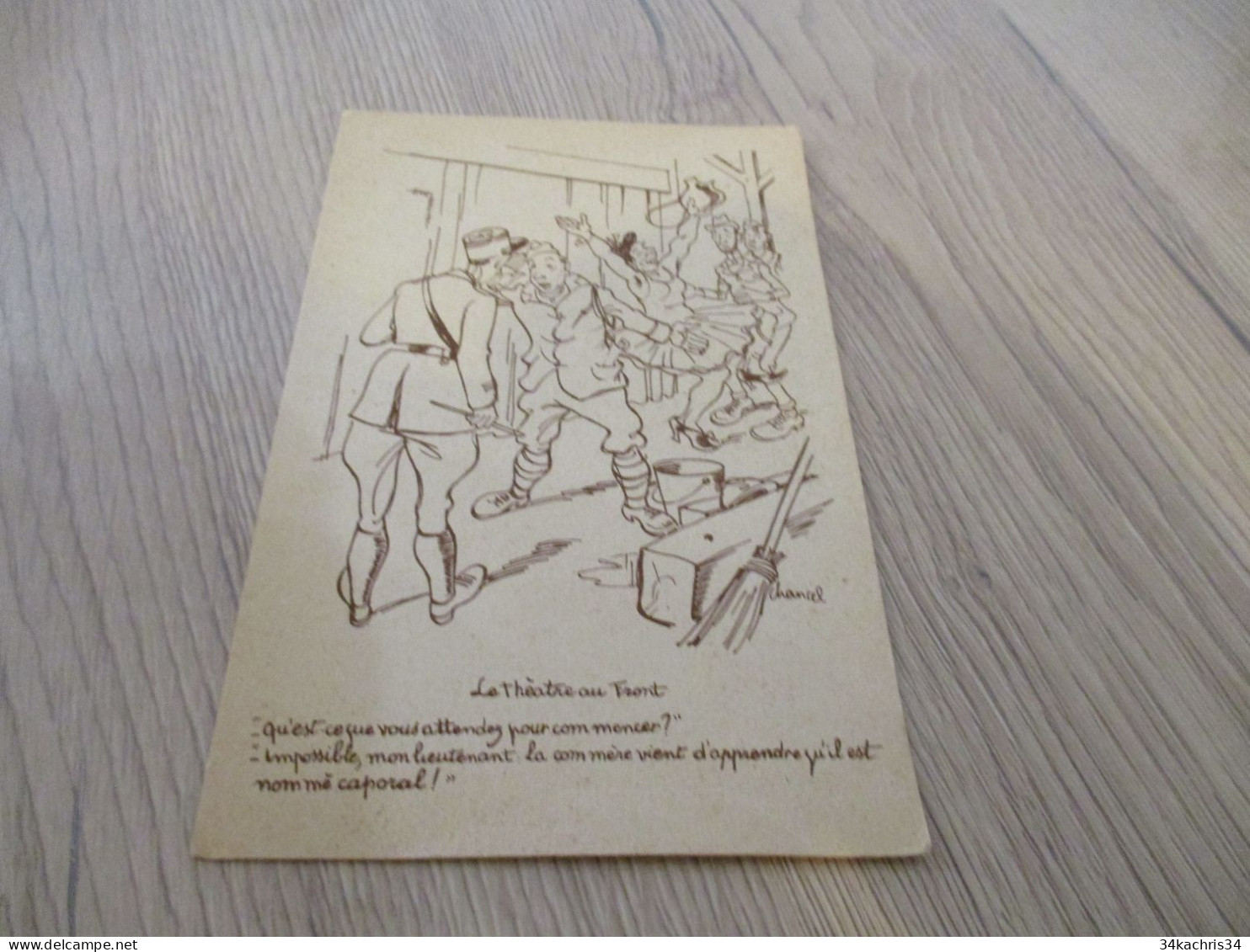 CPFM 1940 - édit. ABC - Illustrée Par  Chancel Vierge Le Théâtre Du Front - Lettres & Documents
