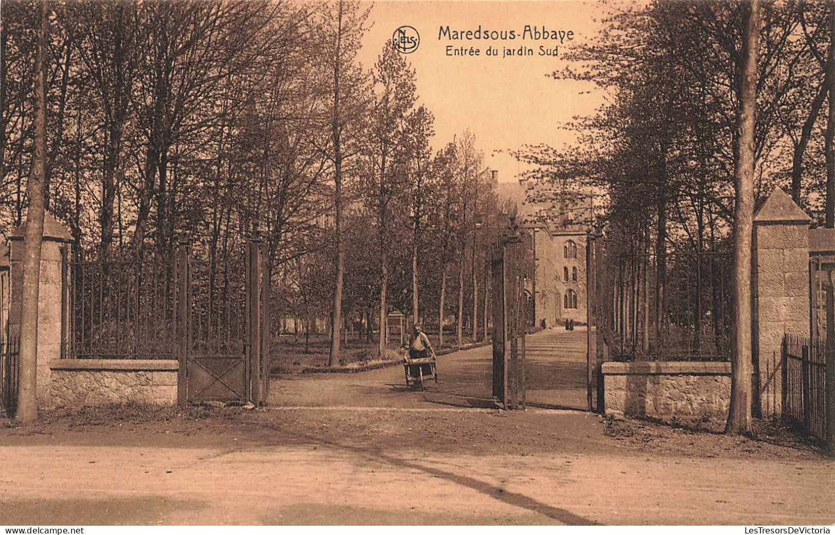 BELGIQUE - Maredsous - Abbaye - Entrée Du Jardin Sud - Carte Postale Ancienne - Anhee