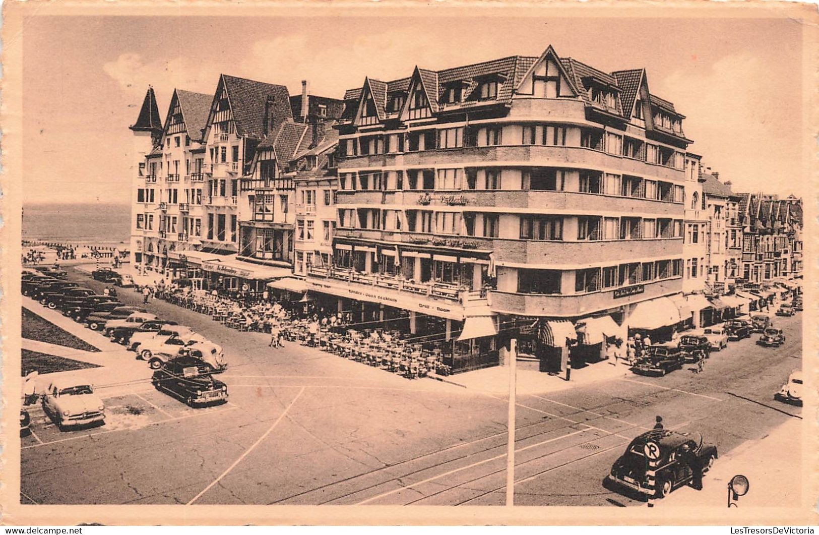 BELGIQUE - Knocke Zoute - Place Albert - Carte Postale Ancienne - Knokke