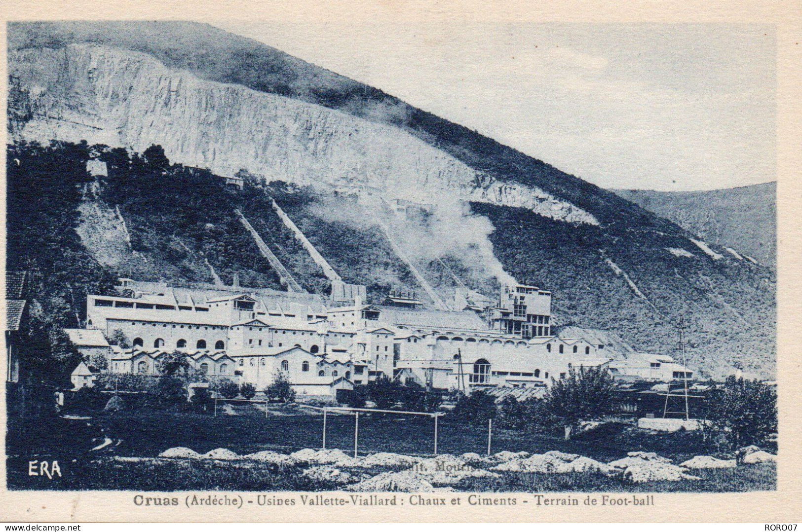 07 Ardèche Très Beau Plan CRUAS Usines Vallette - Le Pouzin