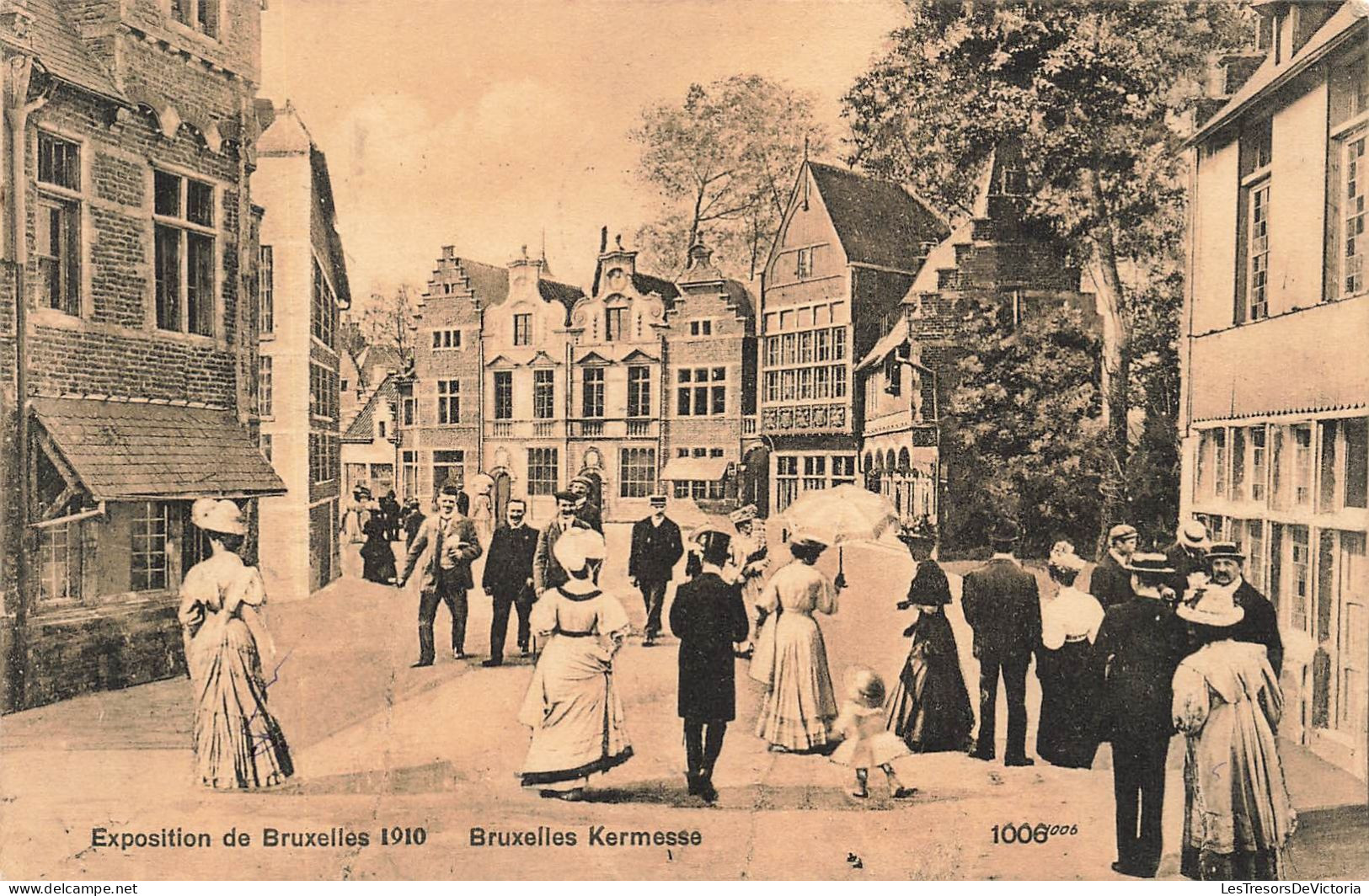 BELGIQUE - Exposition De Bruxelles 1910 - Bruxelles Kermesse - Animé - Valentine & Sons - Carte Postale Ancienne - Weltausstellungen