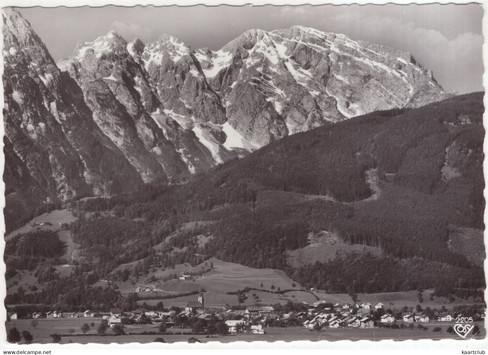 Luftkurort Kuchl Bei Salzburg Mit Hoh Göll, 2522 M - (Österreich/Austria) - Kuchl