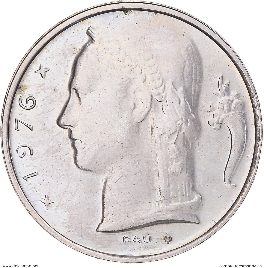 Monnaie, Belgique, 5 Francs, 5 Frank, 1976, SPL, Cupro-nickel, KM:134.1 - 5 Frank