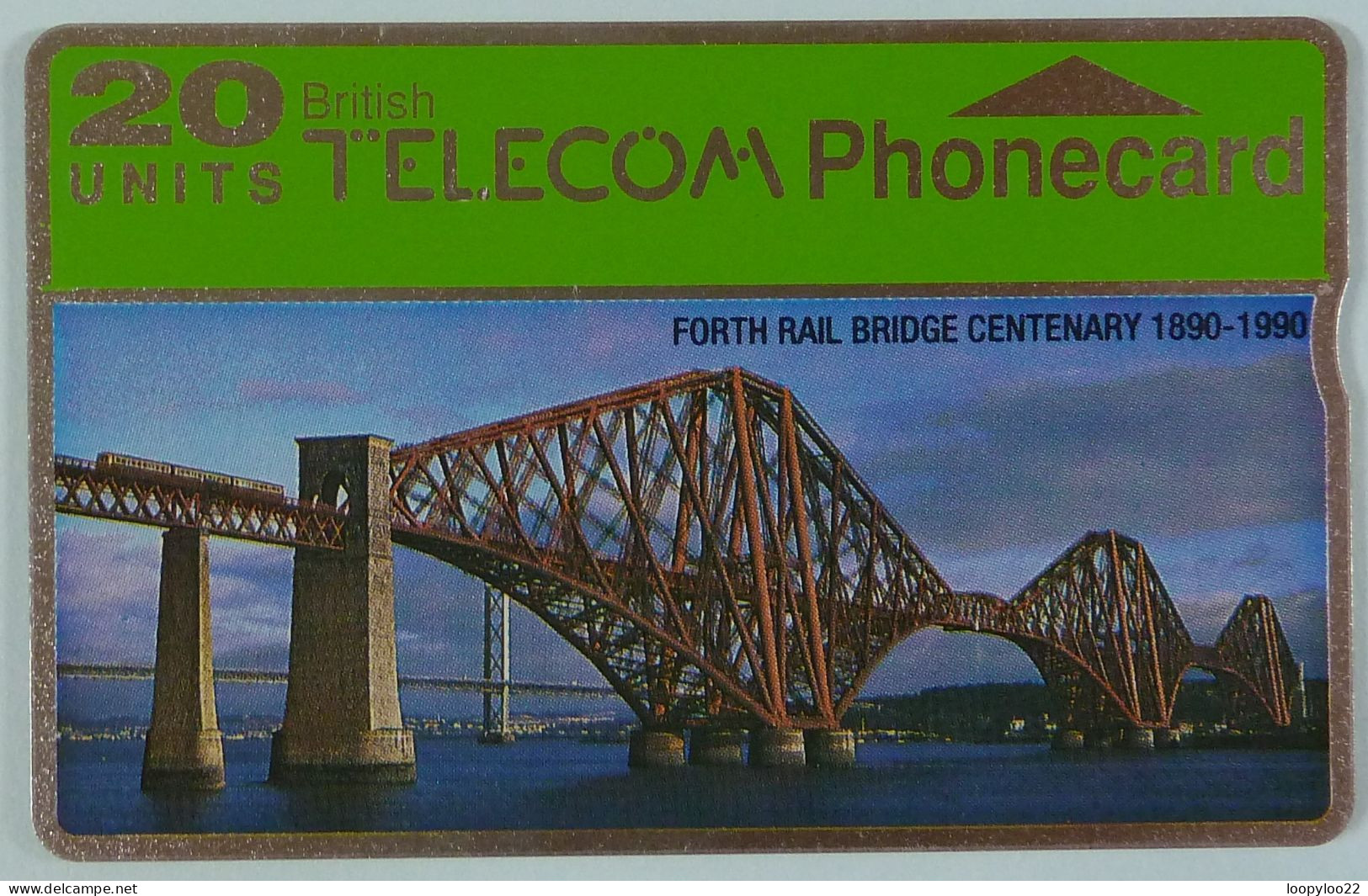 UK - Great Britain - Landis & Gyr - Forth Rail Bridge Centenary 1890-1990 - Specimen - 20 Units - R - BT Werbezwecke