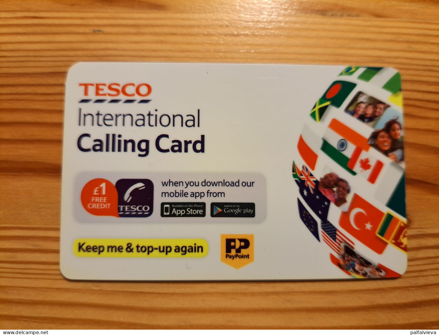 Prepaid Phonecard United Kingdom, Tesco International Calling Card - [ 8] Firmeneigene Ausgaben