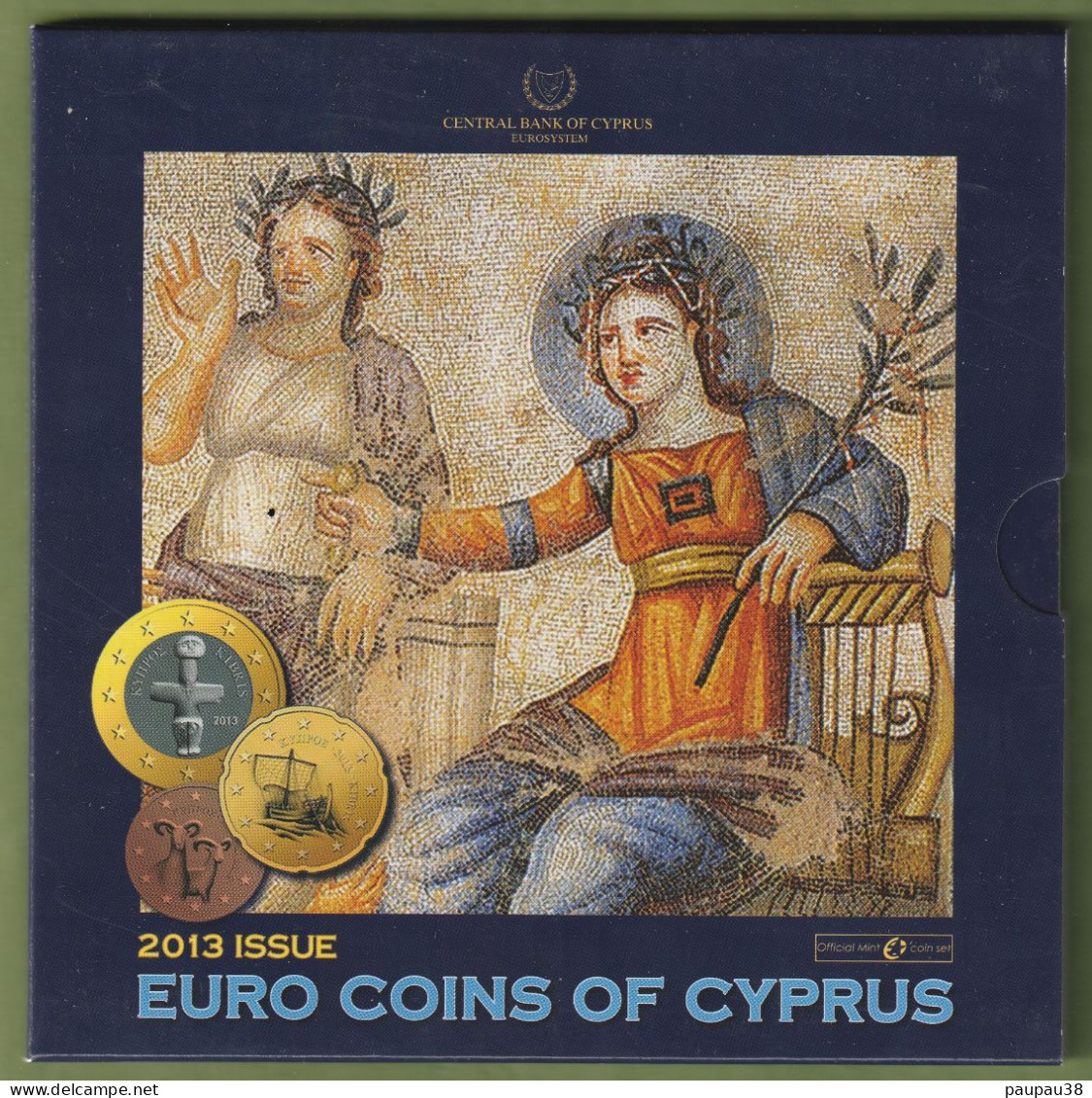 COFFRET EUROS CHYPRE 2013 NEUF FDC - 8 MONNAIES - Zypern