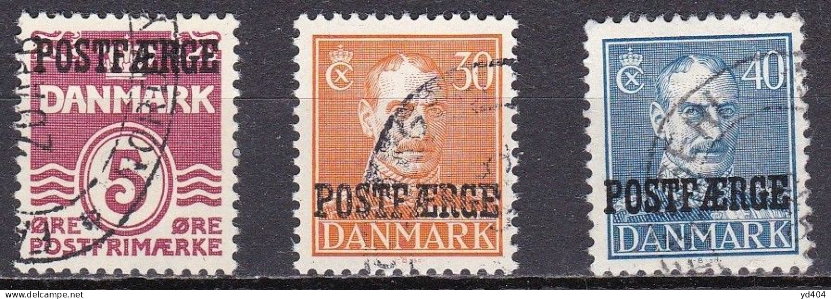 DK215 – DENMARK – 1938-70 – SMALL LOT – Y&T # 254-301/2 USED 4,15 € - Paketmarken