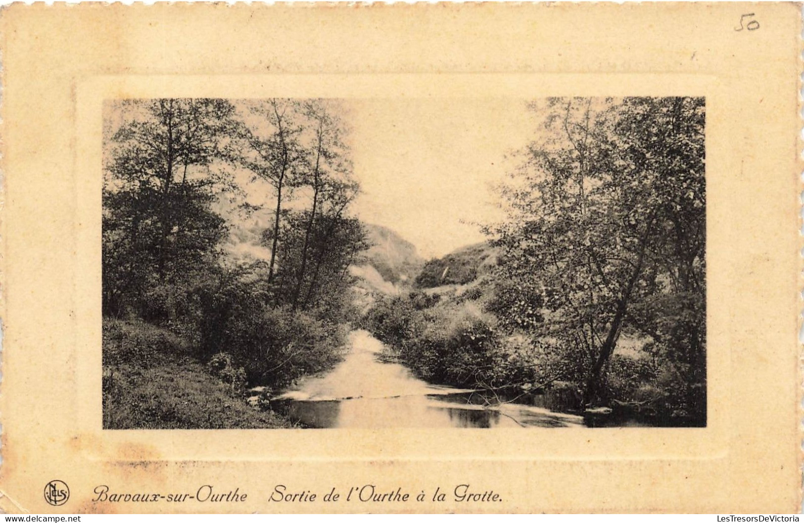 BELGIQUE - Barvaux Sur Ourthe - Sortie De L'Ourthe à La Grotte - Carte Postale Ancienne - Durbuy