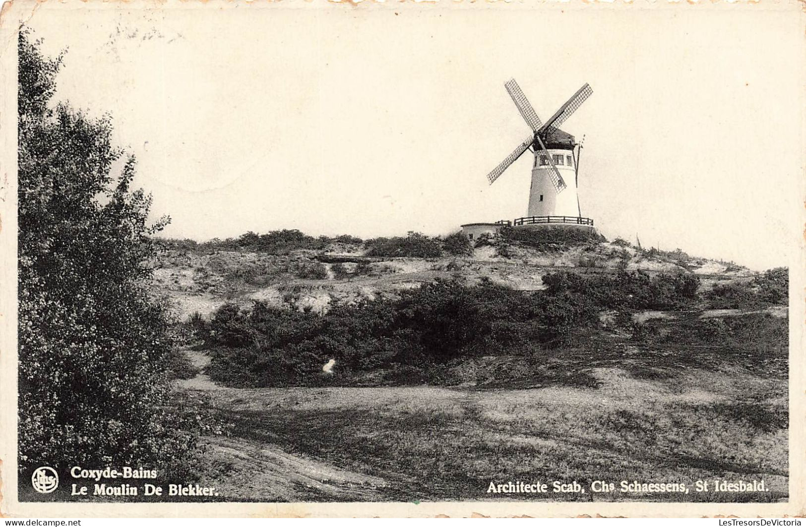 BELGIQUE - Coxyde Bains - Le Moulin De Blekker - Carte Postale Ancienne - Koksijde