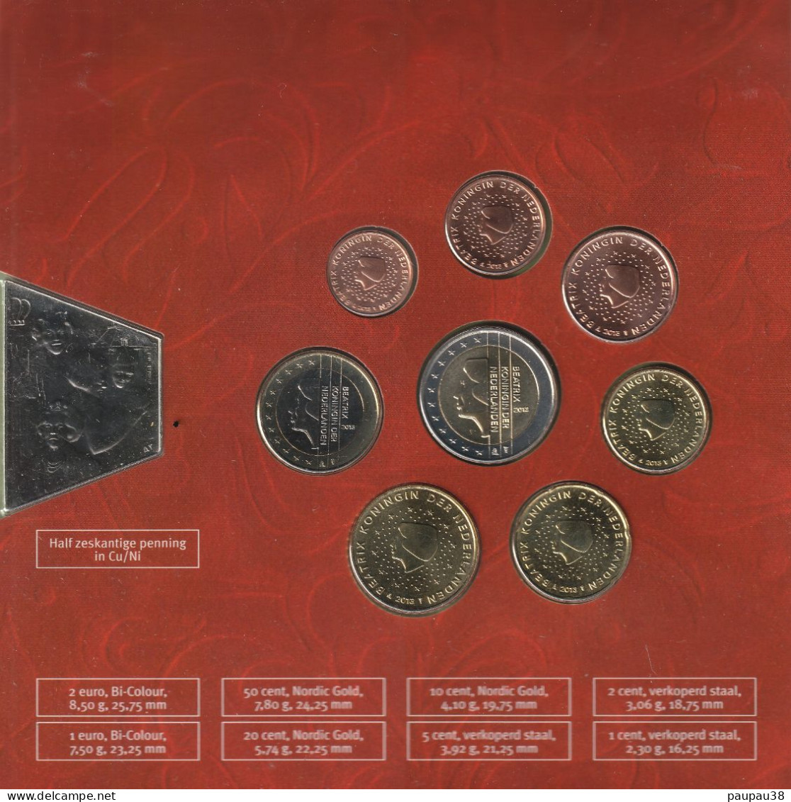 COFFRET EUROS PAYS BAS 2013 NEUF FDC - 8 MONNAIES - Pays-Bas