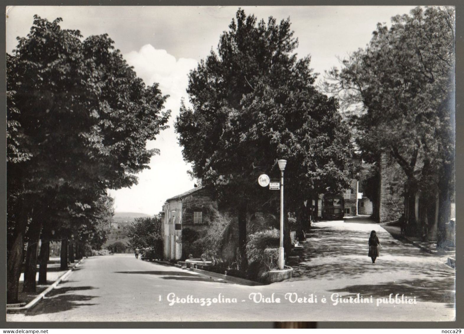 GROTTAZZOLINA - FERMO - 1971 - VIALE VERDI E GIARDINI PUBBLICI - Fermo