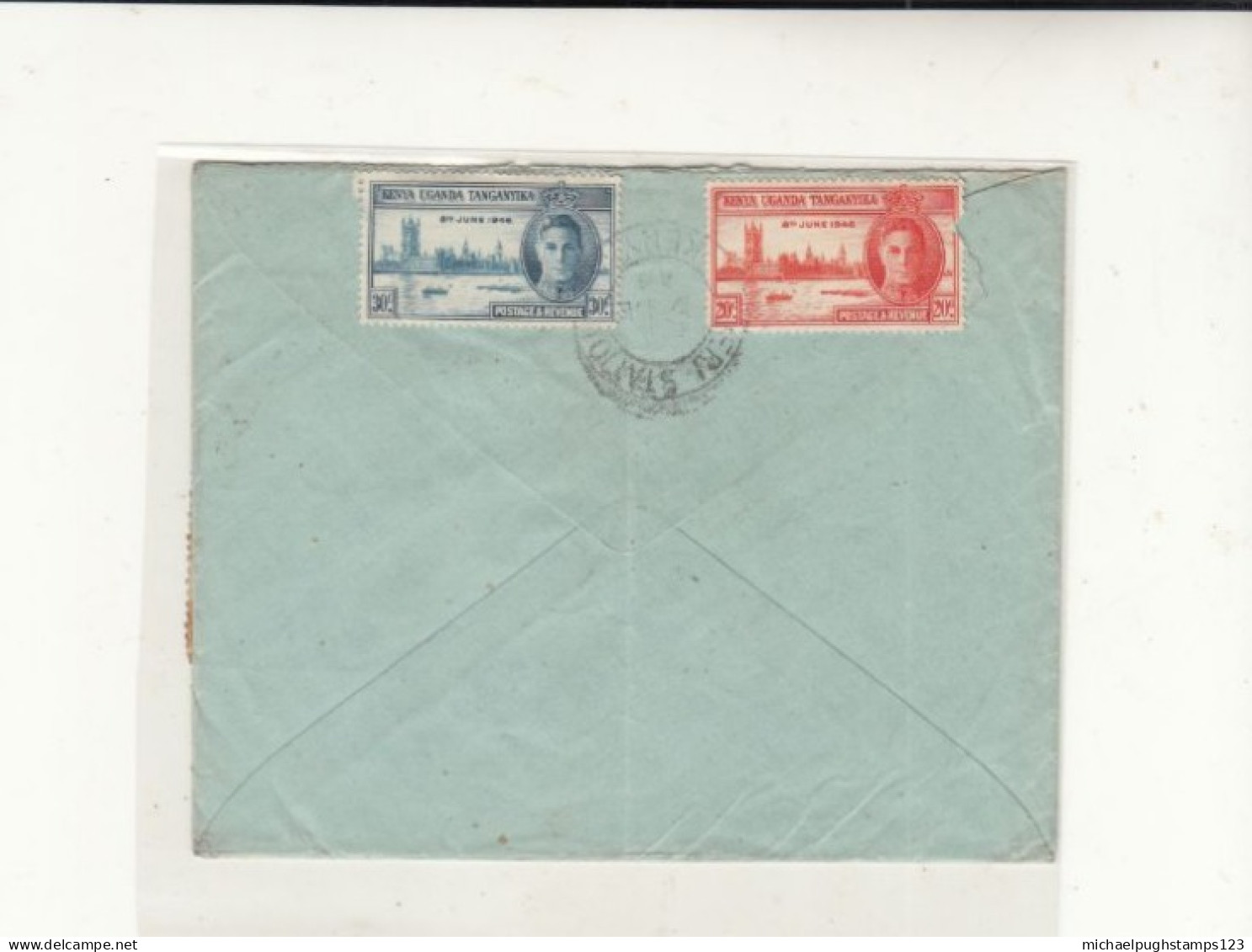 Kenya / K.U.T. / Airmail / Station Postmarks / 1946 Victory - Kenia (1963-...)
