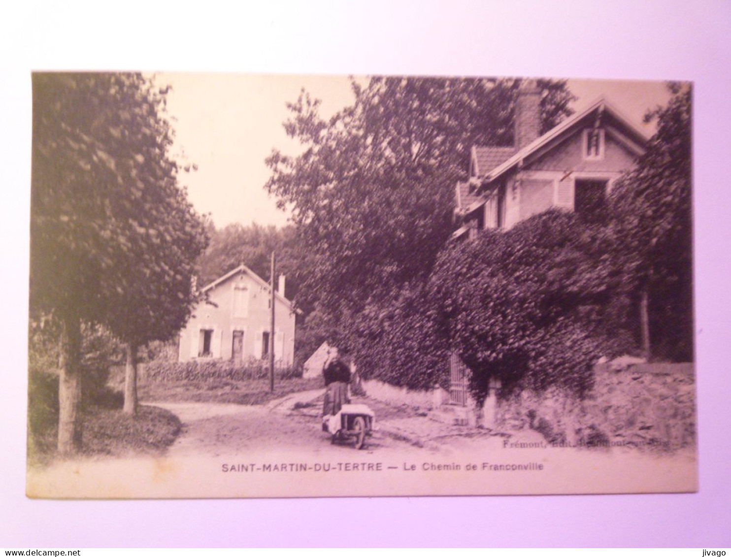 2023 - 4165  SAINT-MARTIN-du-TERTRE  (Val D'Oise)  :  Le Chemin De Franconville   1912   XXX - Saint-Martin-du-Tertre