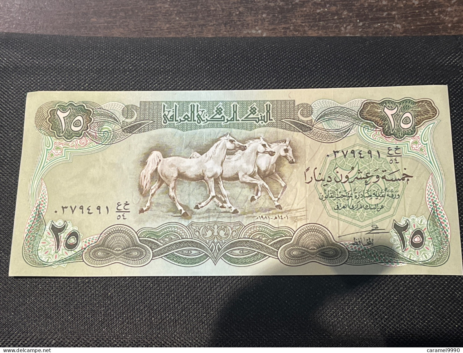 Twenty Five Dinars Central Bank Of Iraq 1982 - Iraq
