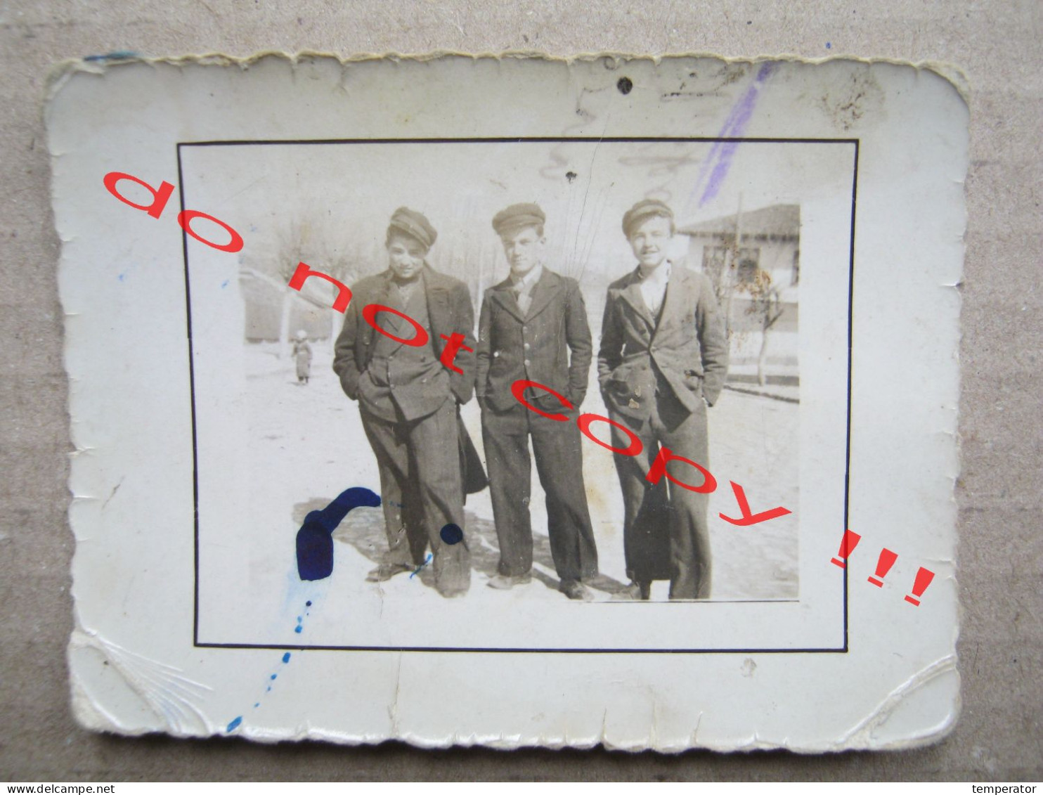 Kosovo, Serbia / Priština - Students Of The 5th Grade Of The High School ( 1941 ) Real Photo - Kosovo