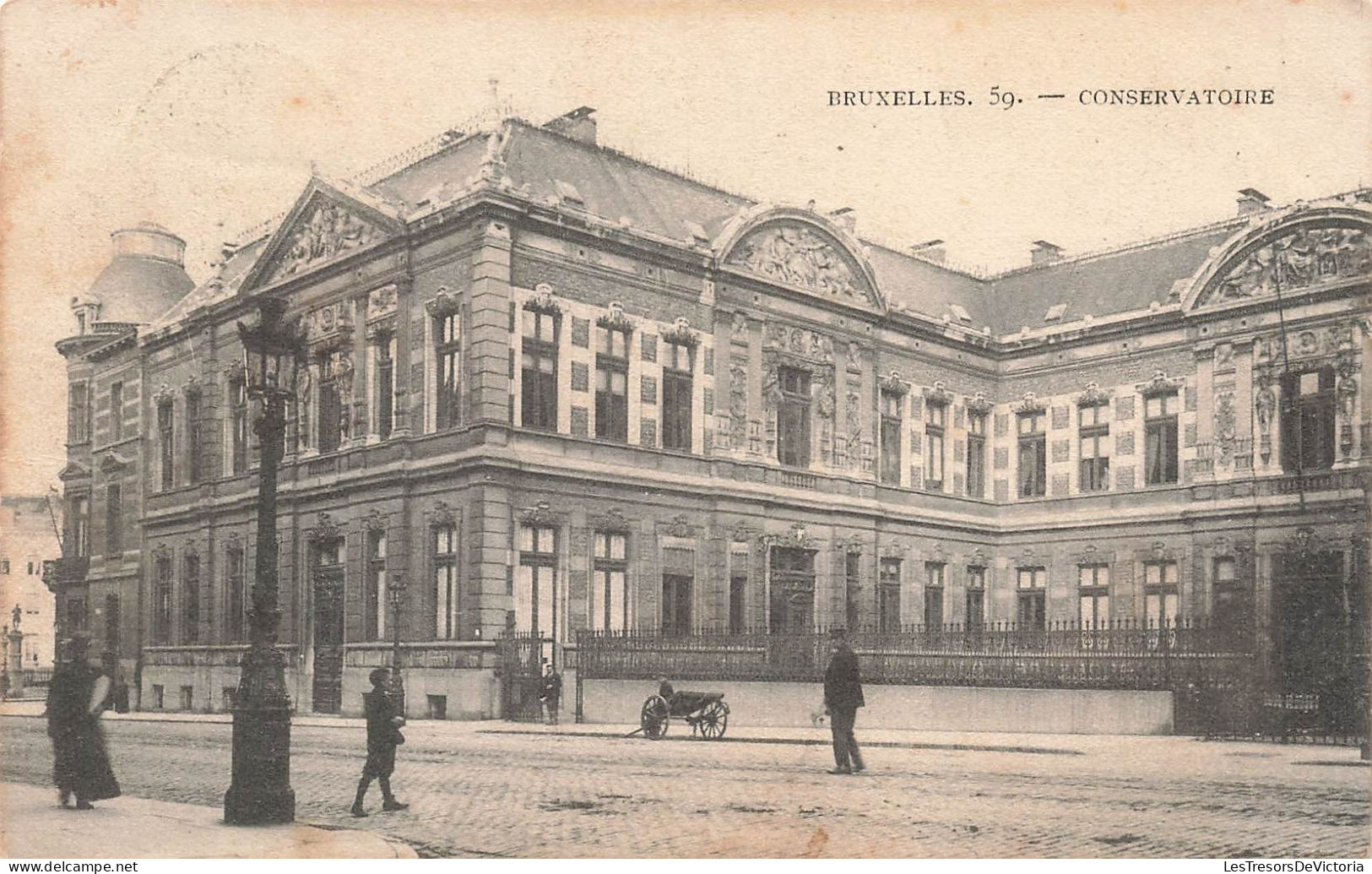 BELGIQUE - Bruxelles - Vue Générale Du Conservatoire - Carte Postale Ancienne - Bar, Alberghi, Ristoranti