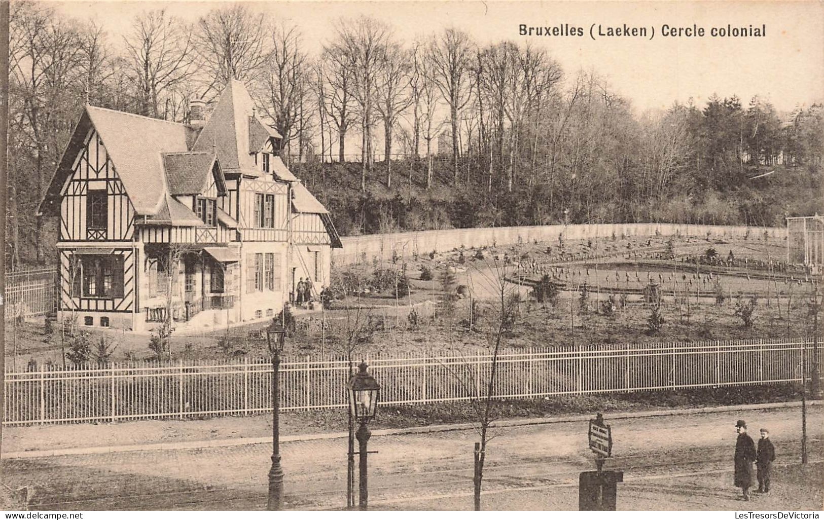 BELGIQUE - Bruxelles -Laeken - Vue Sur Le Cercle Colonial - Carte Postale Ancienne - Laeken