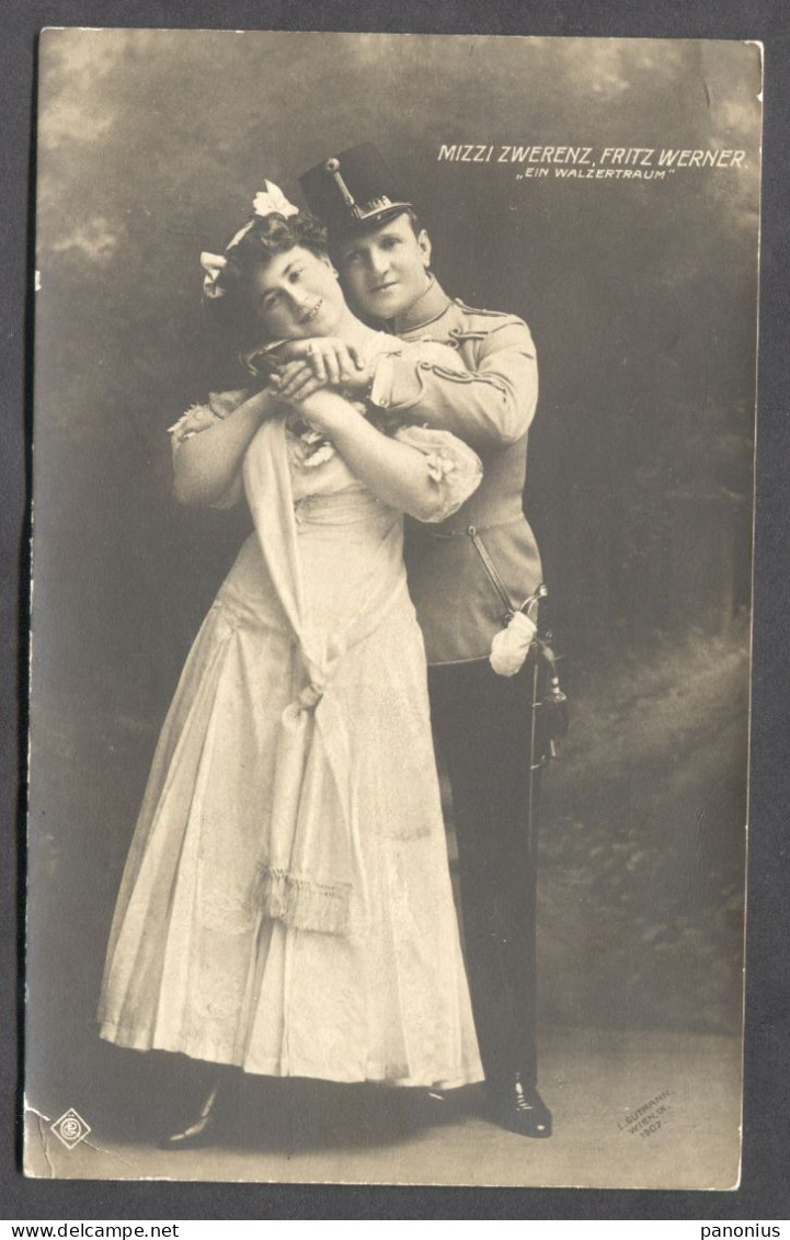 MIZZI ZWERENZ & FRITZ WERNER, OPERETTE EIN WALZERTRAUM, Ed. L. GUTMANN WIEN, Year 1907 - Opéra