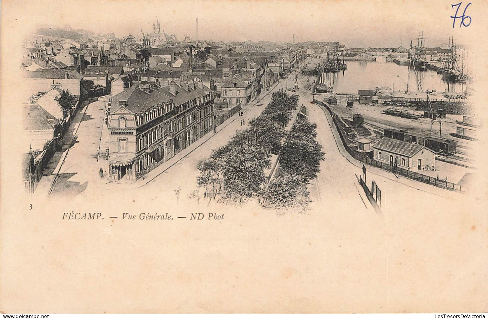 FRANCE - Fécamp - Vue Générale - Carte Postale Ancienne - Fécamp