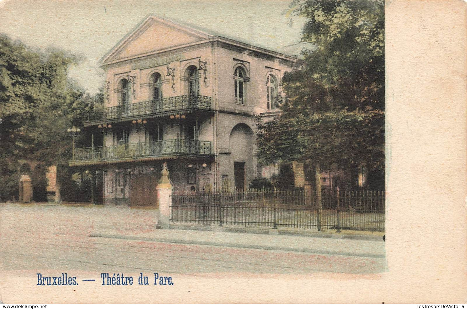 BELGIQUE - Bruxelles - Vue Générale Du Théâtre Du Parc - Colorisé - Carte Postale Ancienne - Foreste, Parchi, Giardini