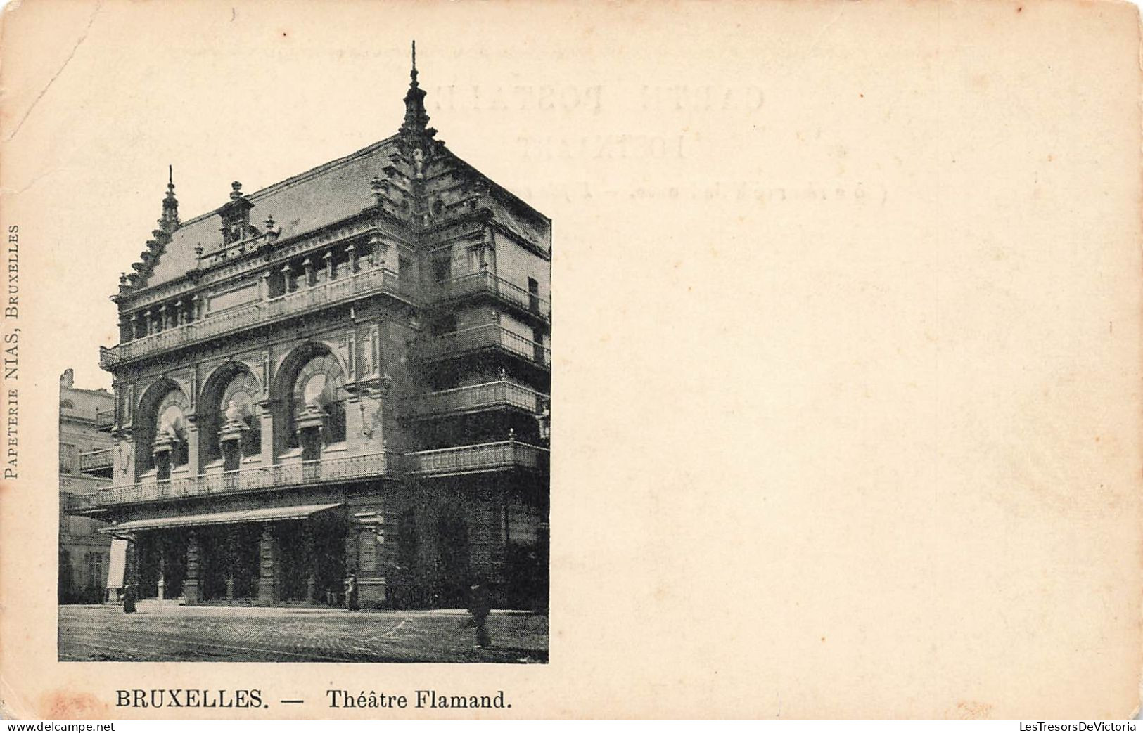 BELGIQUE - Bruxelles - Vue Générale Du Théâtre Flamand - Carte Postale Ancienne - Monumenti, Edifici