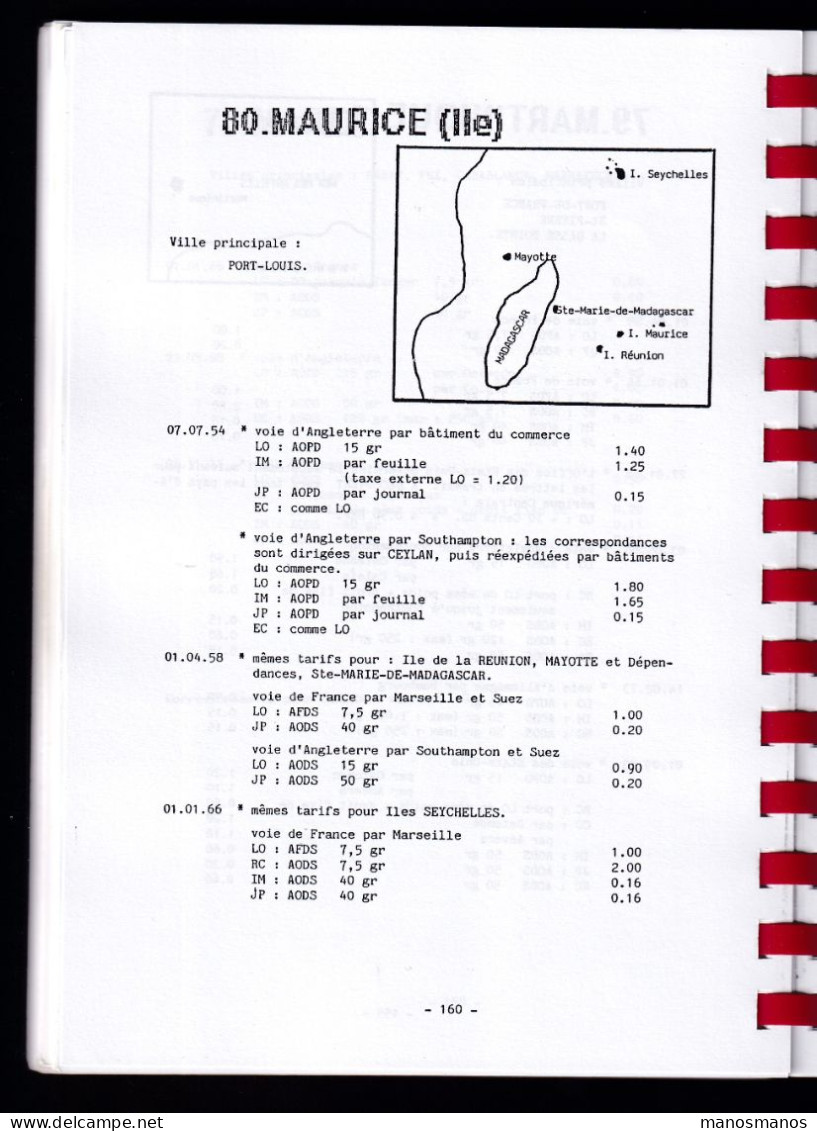 915/39 -- LA BIBLE ! Livre Les Tarifs Postaux Internationaux 1849-1875 , Par Deneumostier , 2006 , 247 Pages - ETAT NEUF - Postal Rates