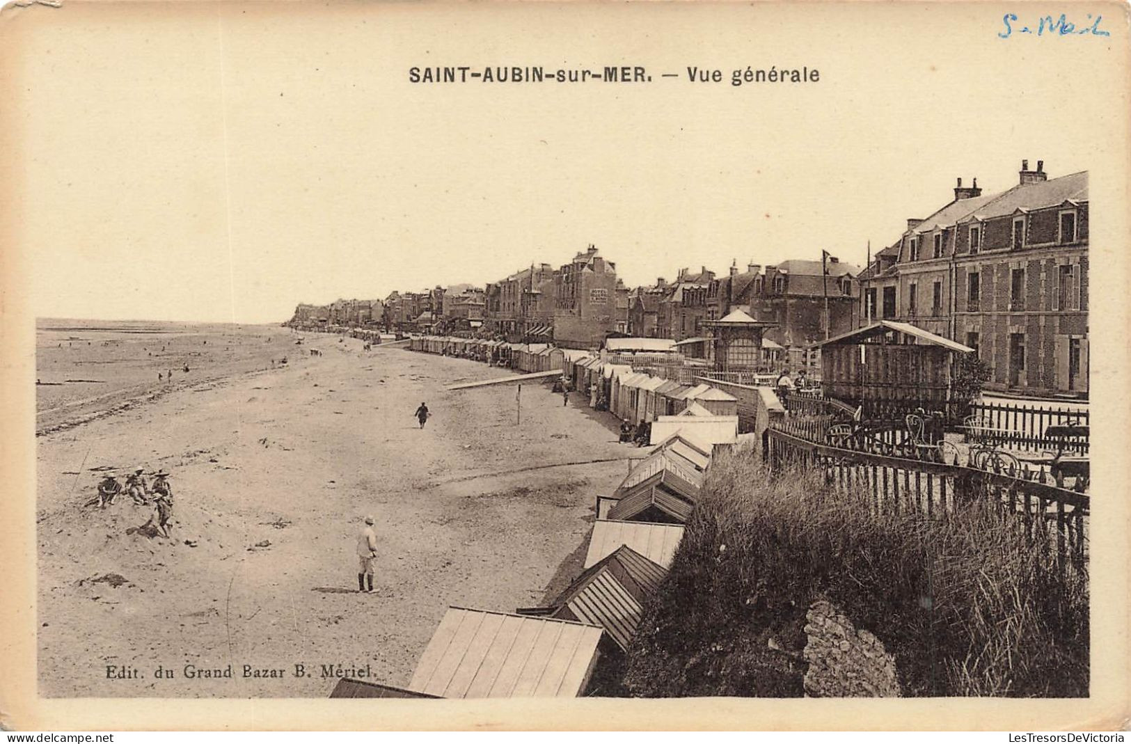 FRANCE - Saint Aubin Sur Mer - Vue Générale - Carte Postale Ancienne - Saint Aubin