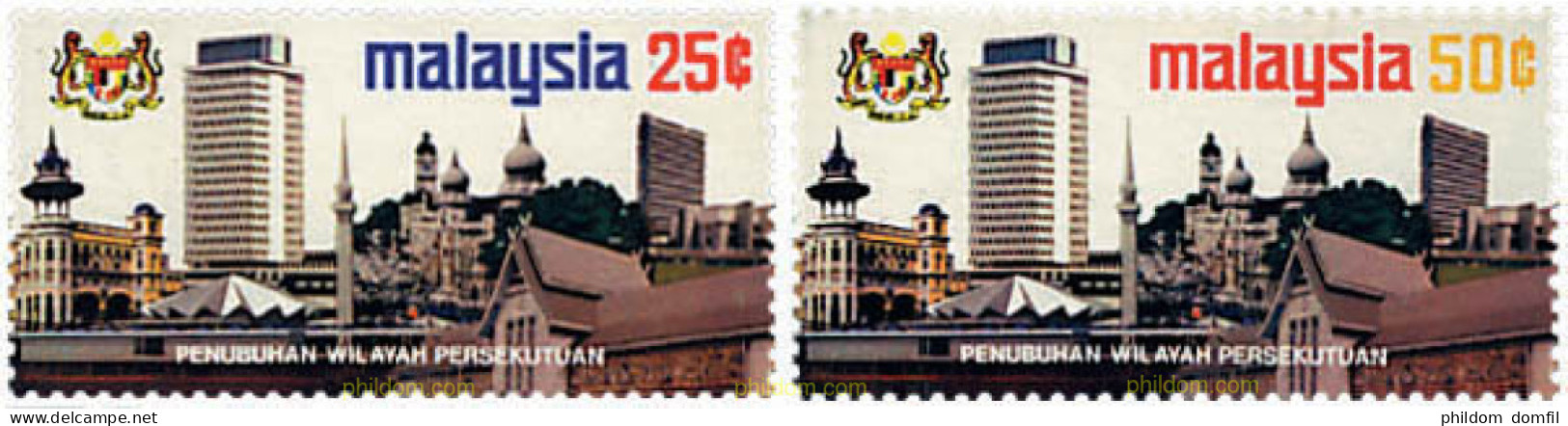 55776 MNH MALASIA 1974 ESTABLECIMIENTO DE KUALA LUMPUR COMO TERRITORIO FEDERAL - Malaysia (1964-...)